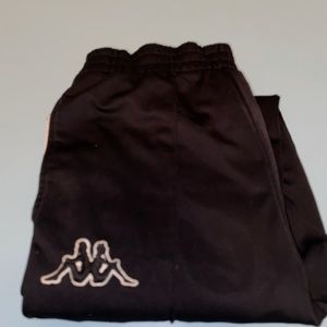 Black Kappa Pants